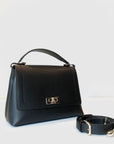 W4-8B0210 Borsa con Patta Nera