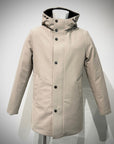 W5-0015 FROST Parka Tech Lungo Cappuccio Beige Man