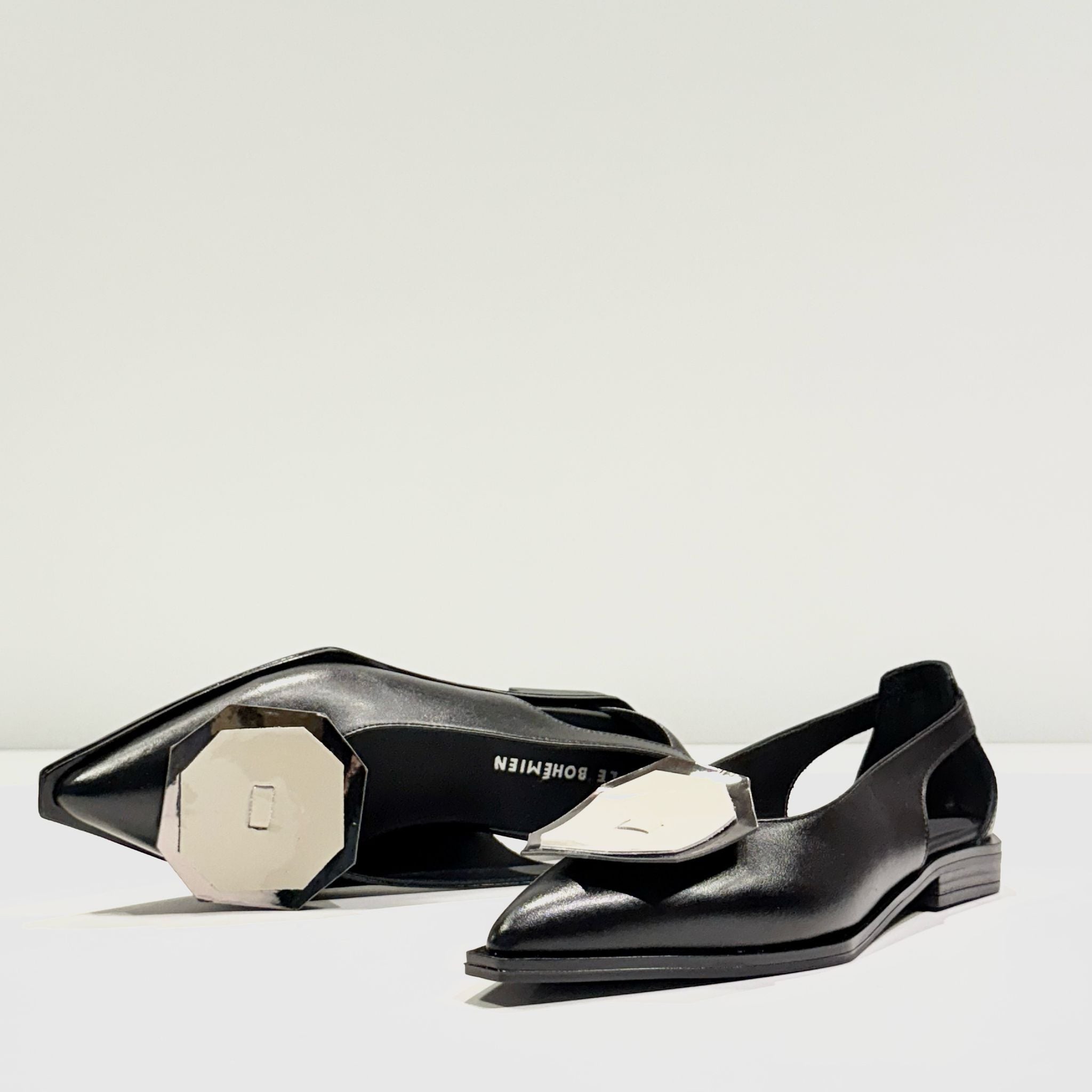 S5-INES P20 Ballerina Aperta Nero