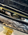 W5-1902 FLAVIA Borsa Cocco Nero