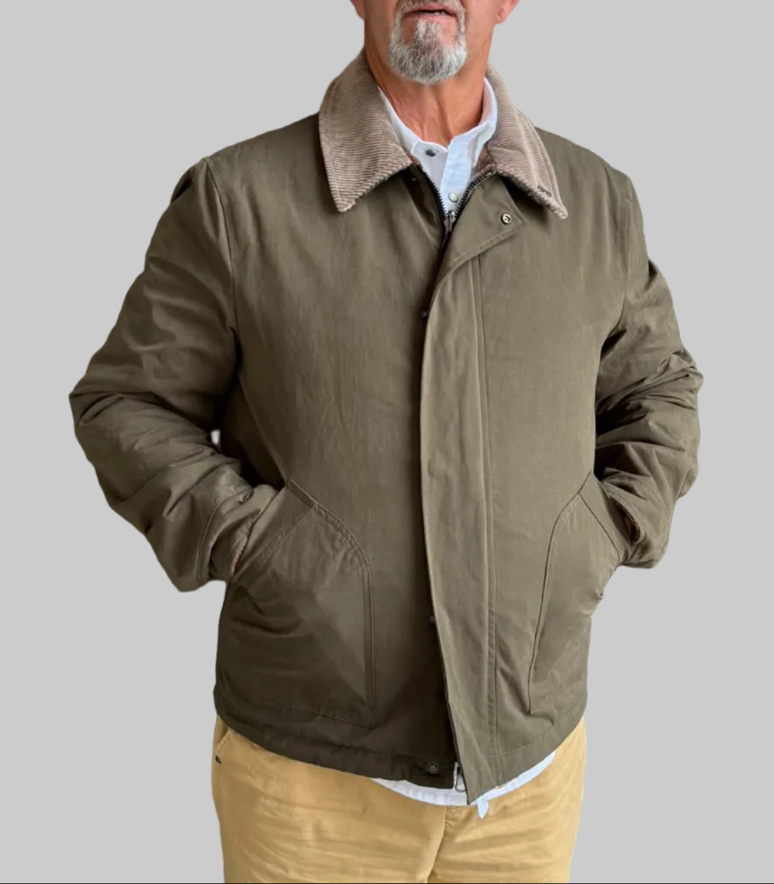 W6-BILL488 Giubbino Reversibile Militare Man