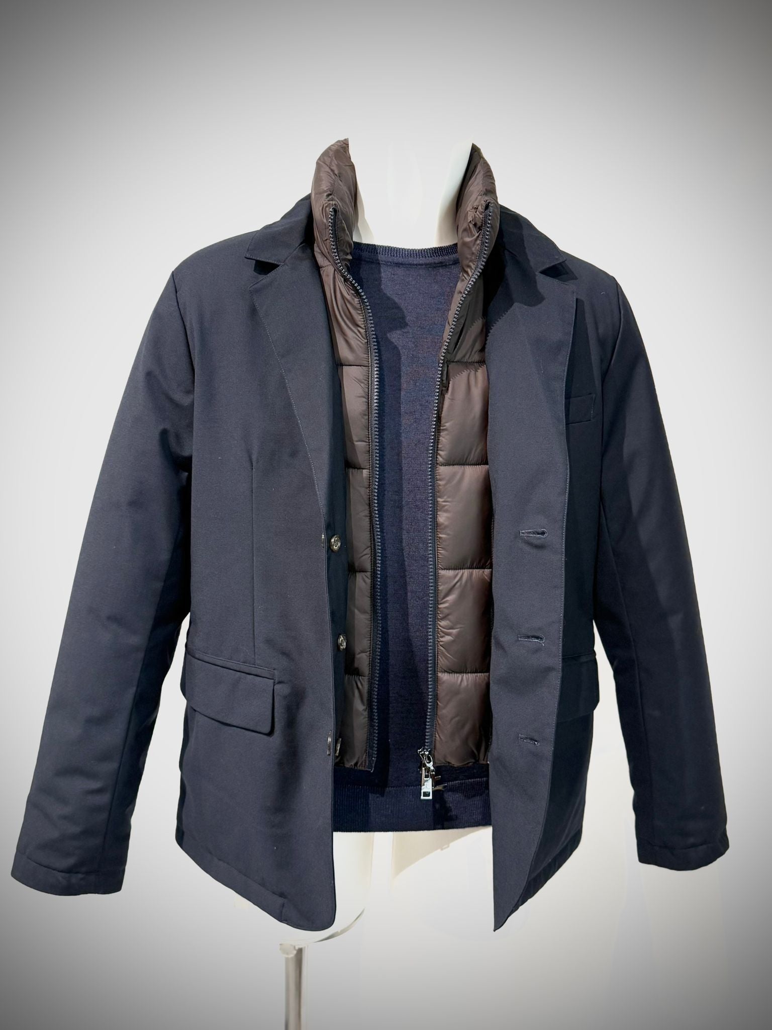 UW4-BLAZERTECHWO Blazer Dark Blue Man