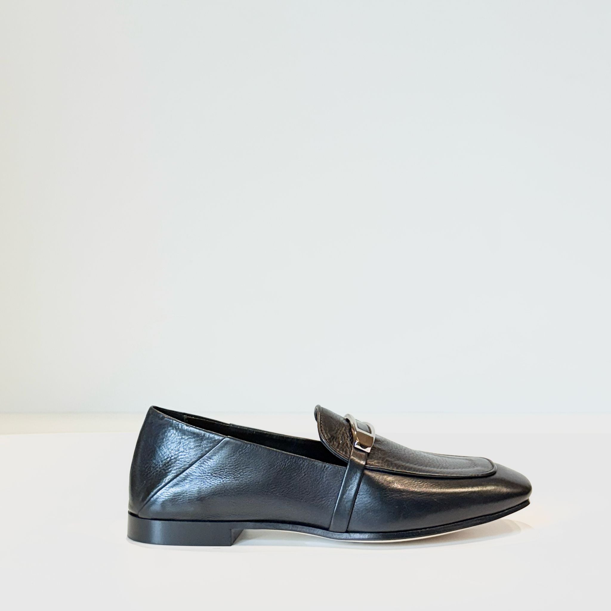 S5-9104 Mocassino Fibbia Nero