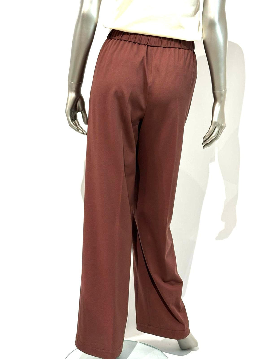 SD5-3401 Pantalone Coulisse Reddish Brown Woman