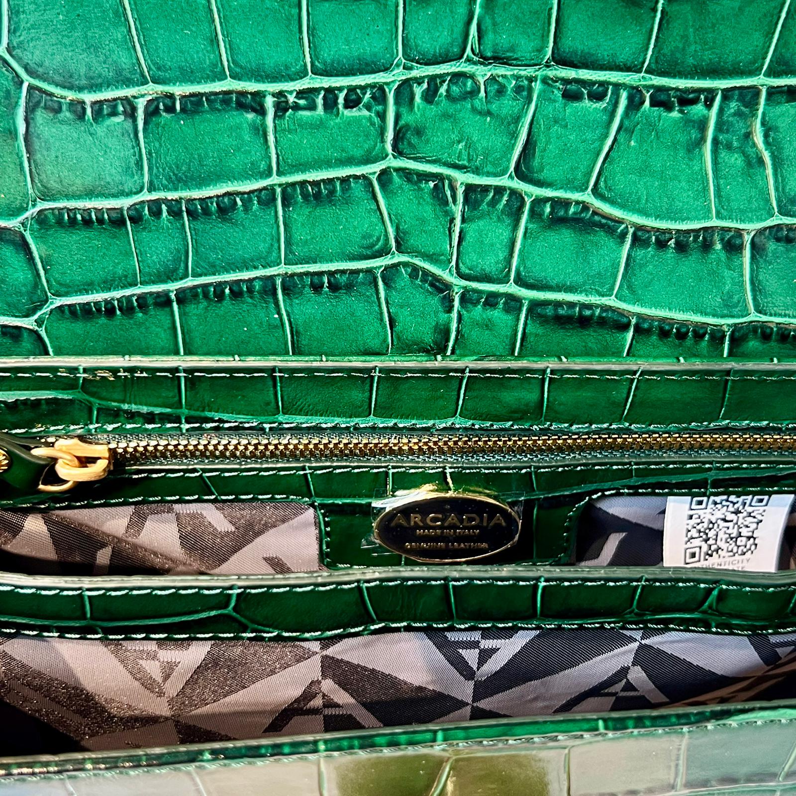 W5-1902 FLAVIA Borsa Cocco Foresta