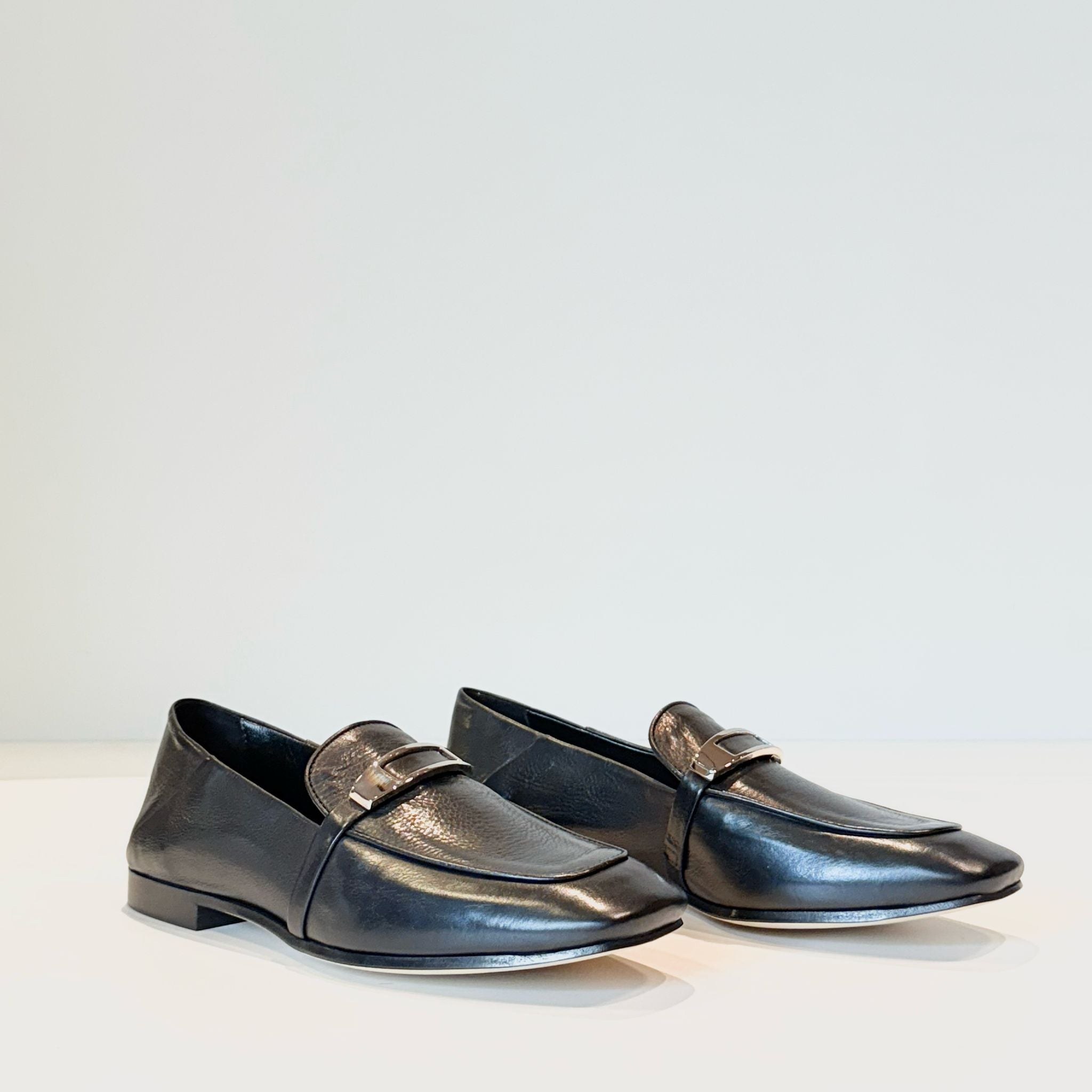 S5-9104 Mocassino Fibbia Nero