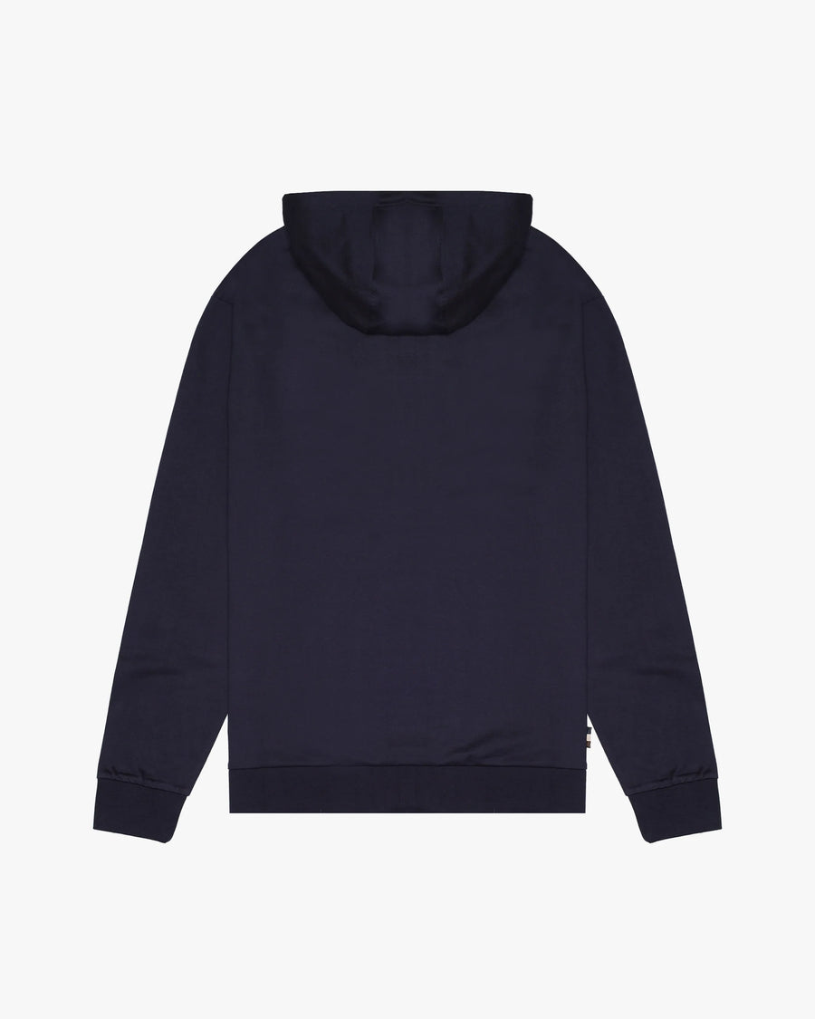 US5-SW003 Felpa Small Logo Hoodie Navy Man