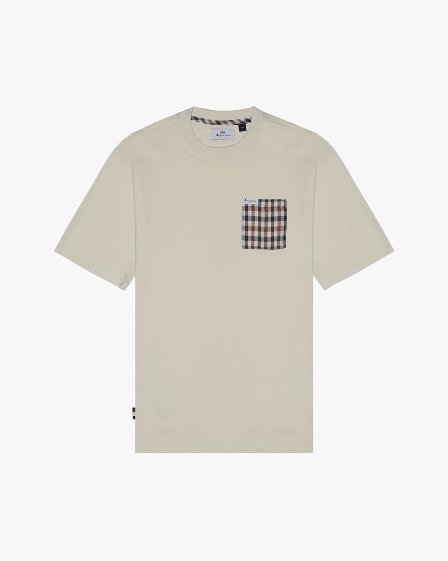 US5-TS007 T-Shirt Club Check Pocket Old White Man