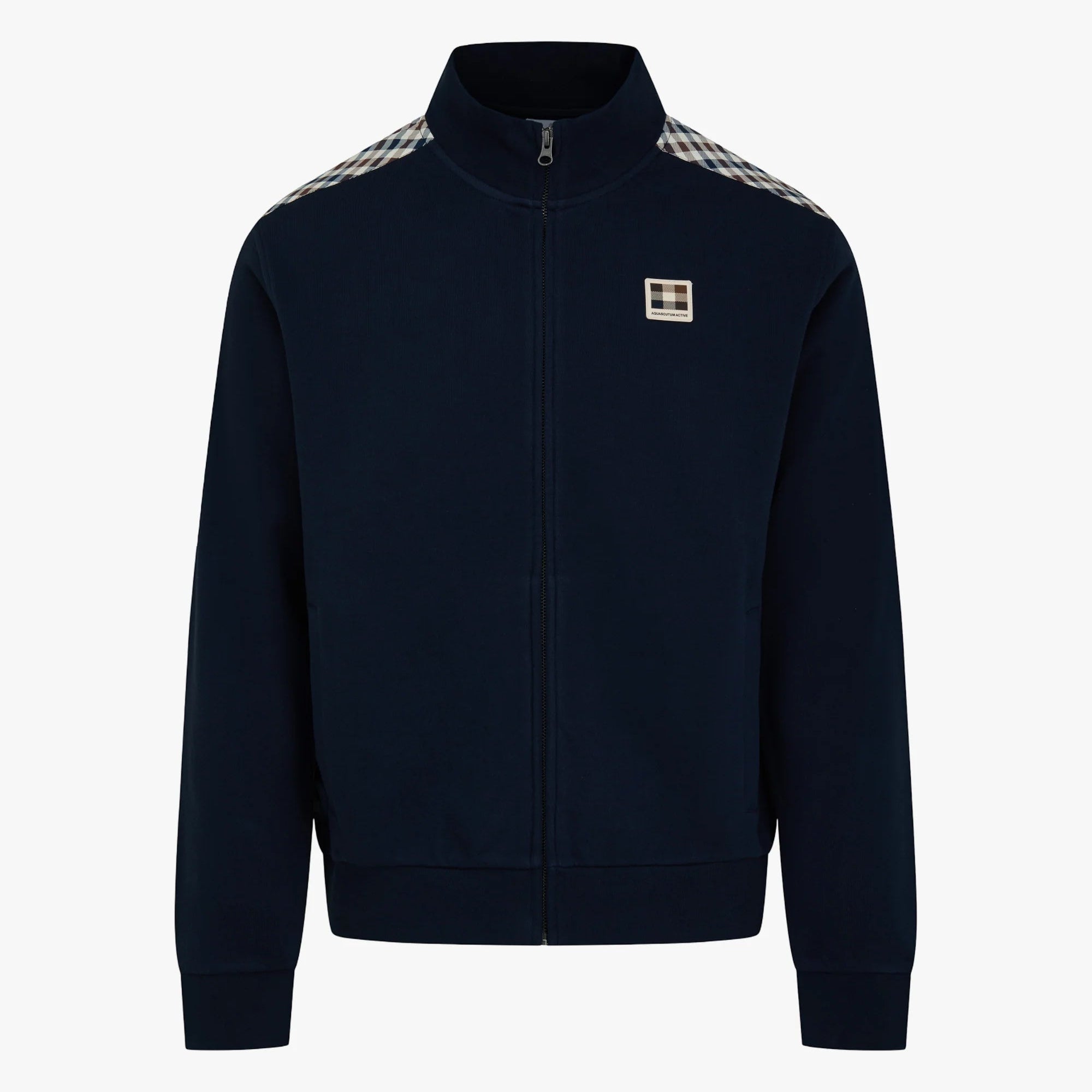 US6-SW014 Felpa Lamina Full Zip Navy Man
