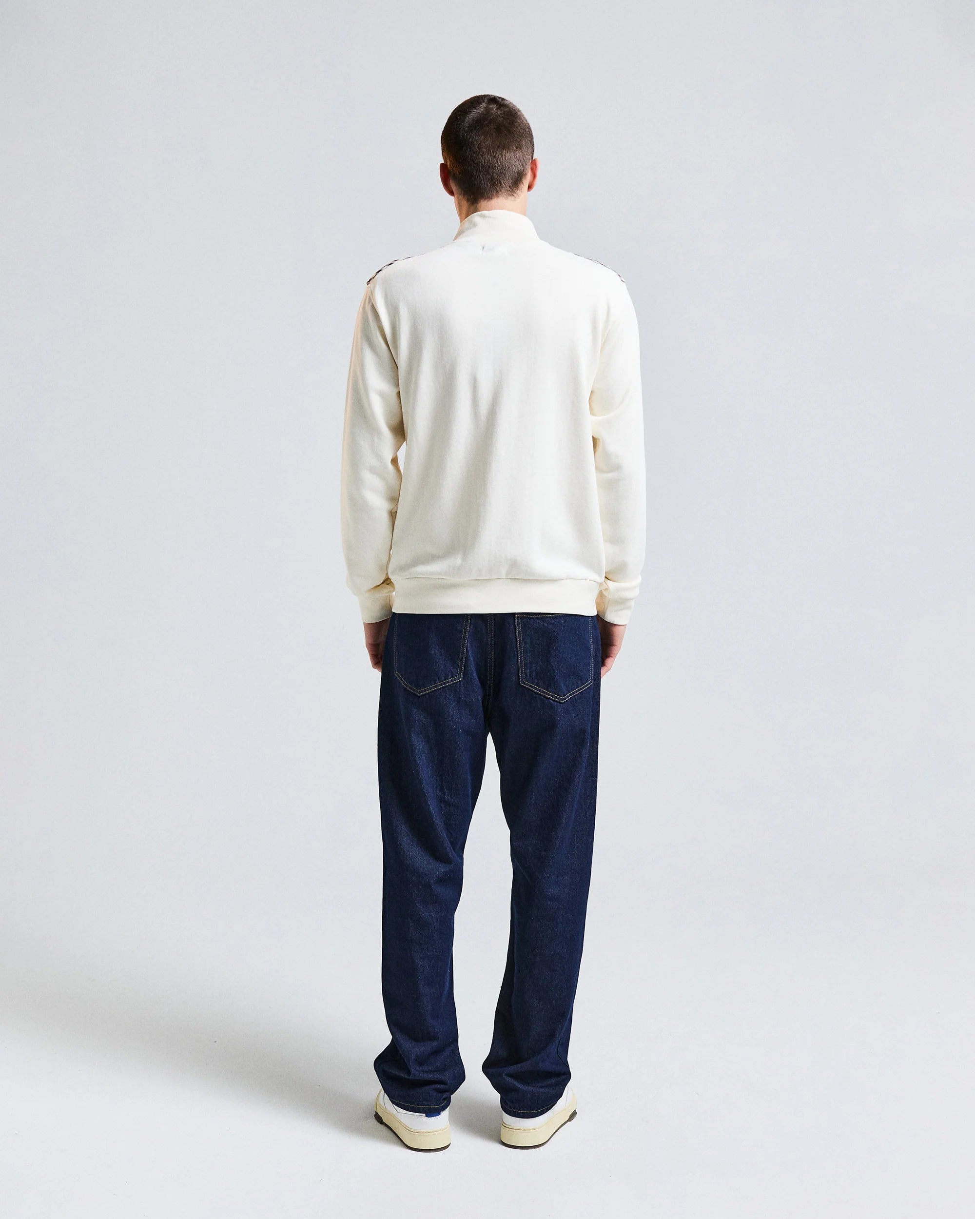 US6-SW014 Felpa Lamina Full Zip Old White Man