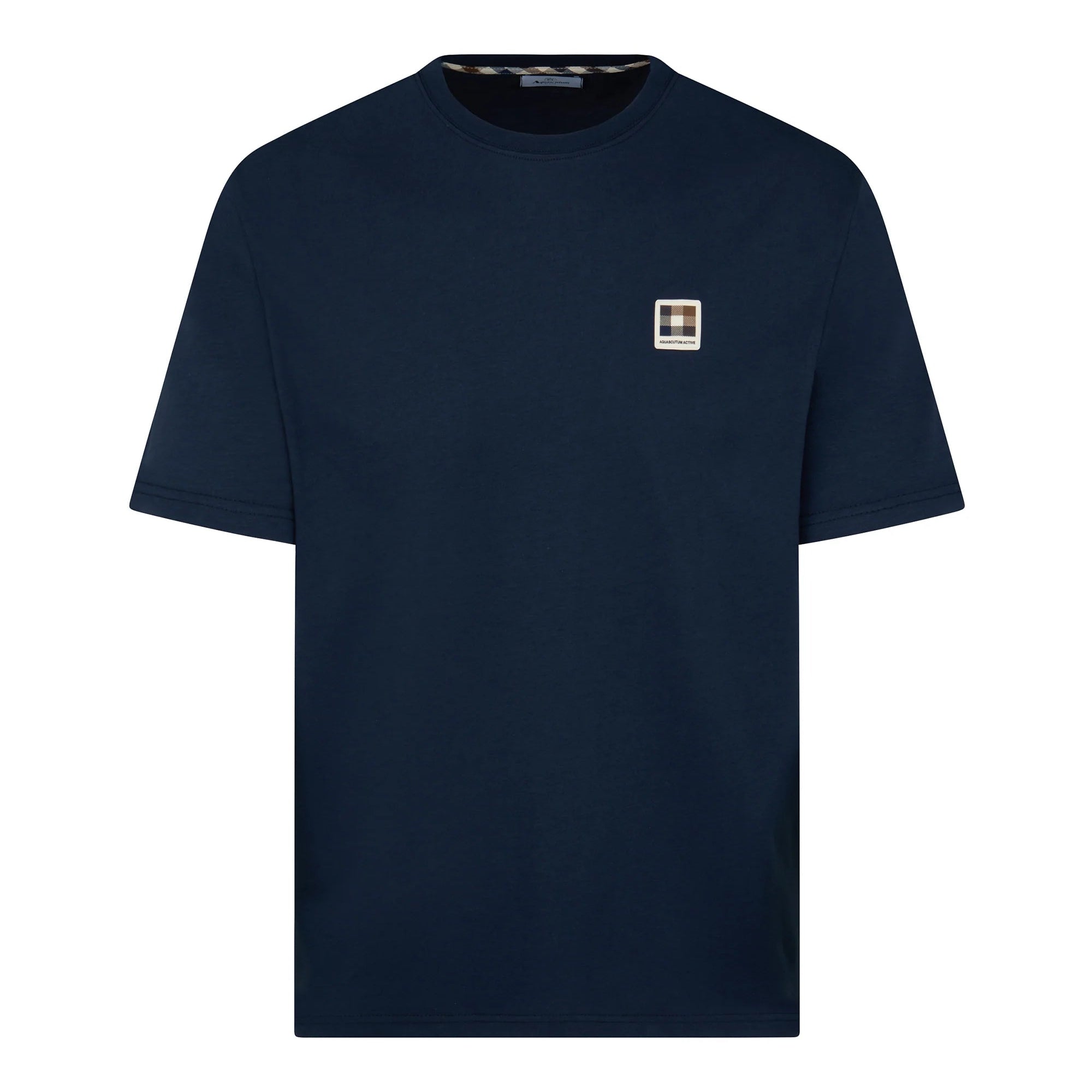 US6-TS001 T-Shirt Badge Navy Man