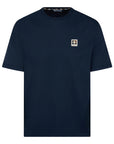 US6-TS001 T-Shirt Badge Navy Man