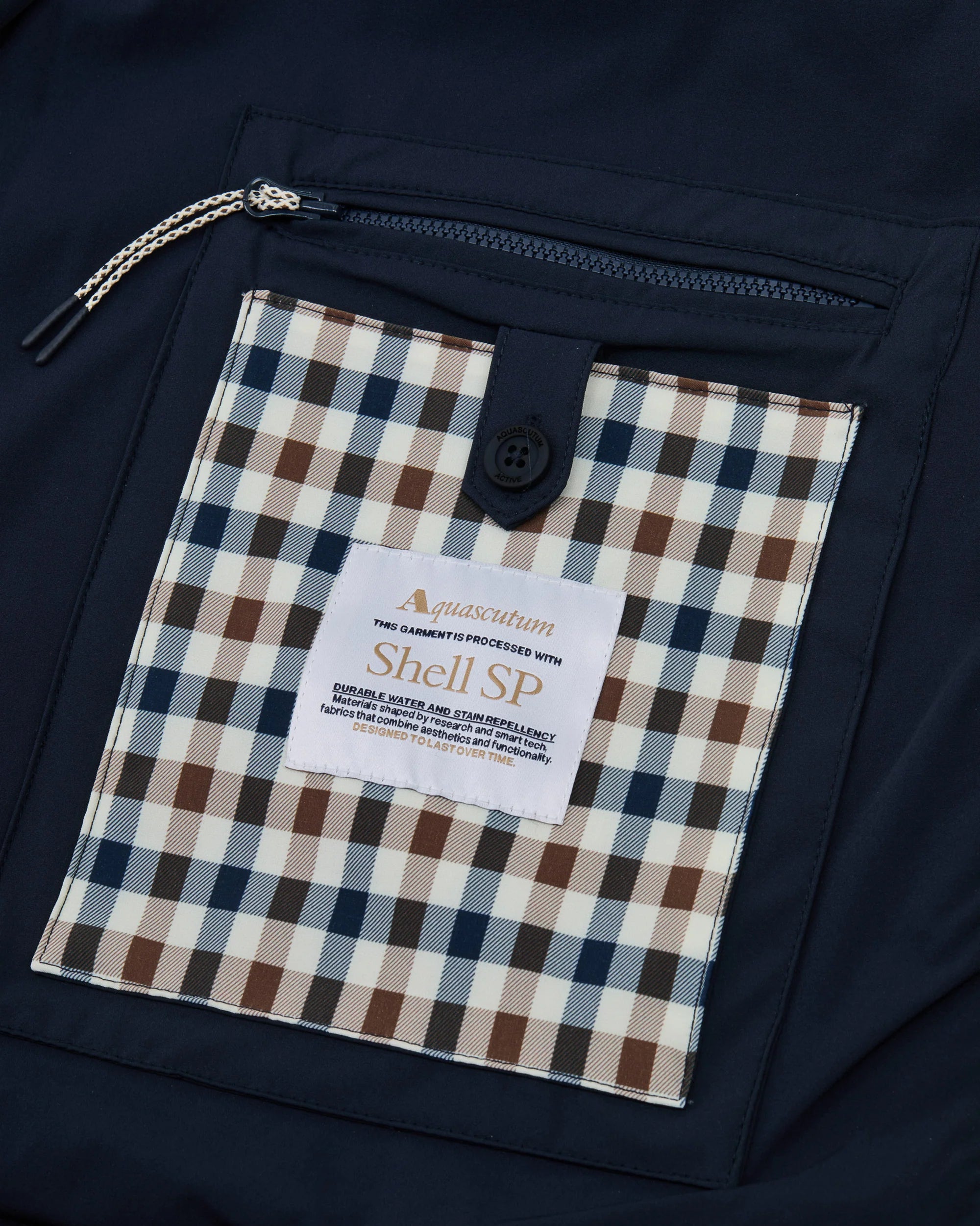 US6-JK020 Overshirt Full Zip Navy Man