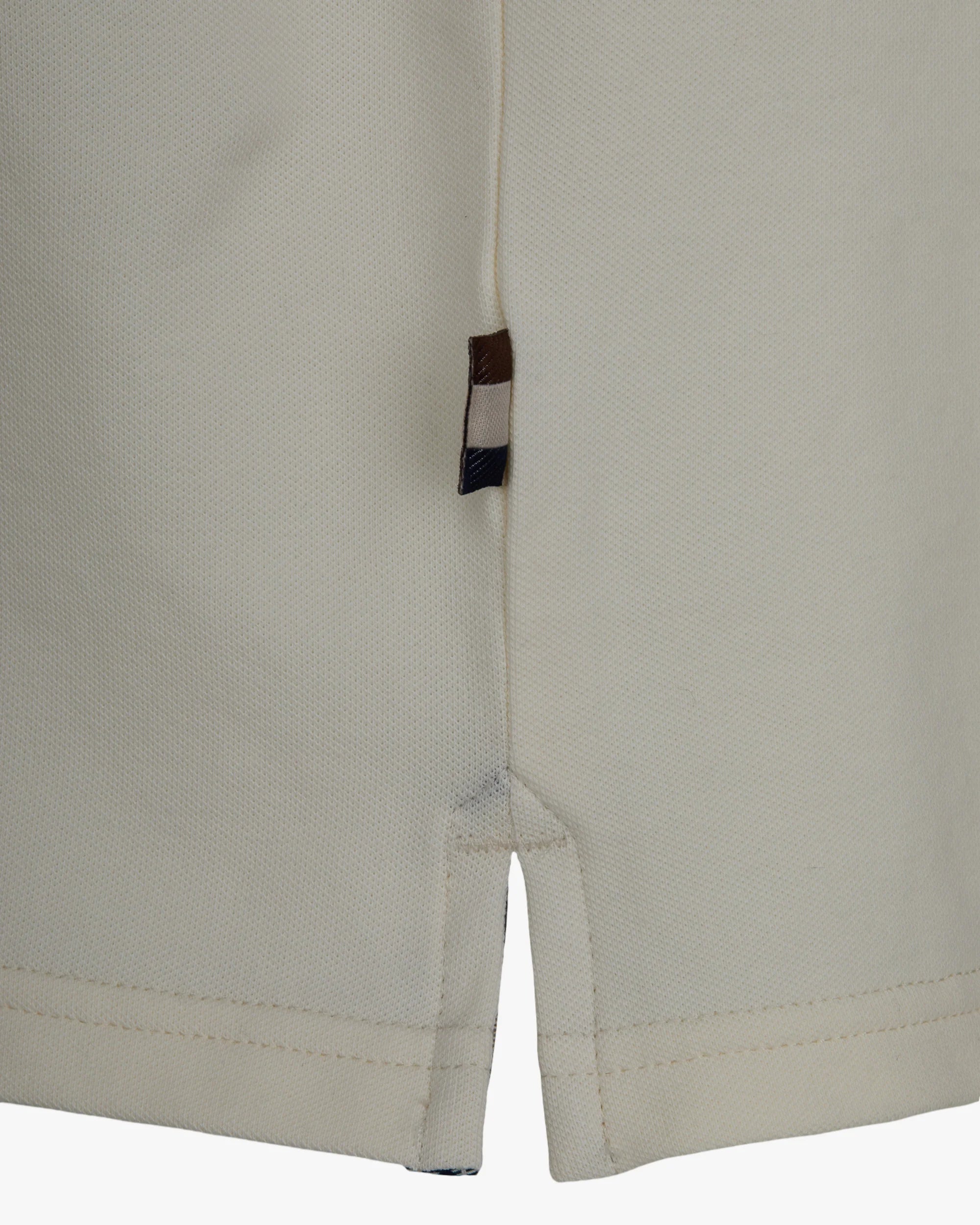 US6-PO006 Polo Check Collar Old White Man