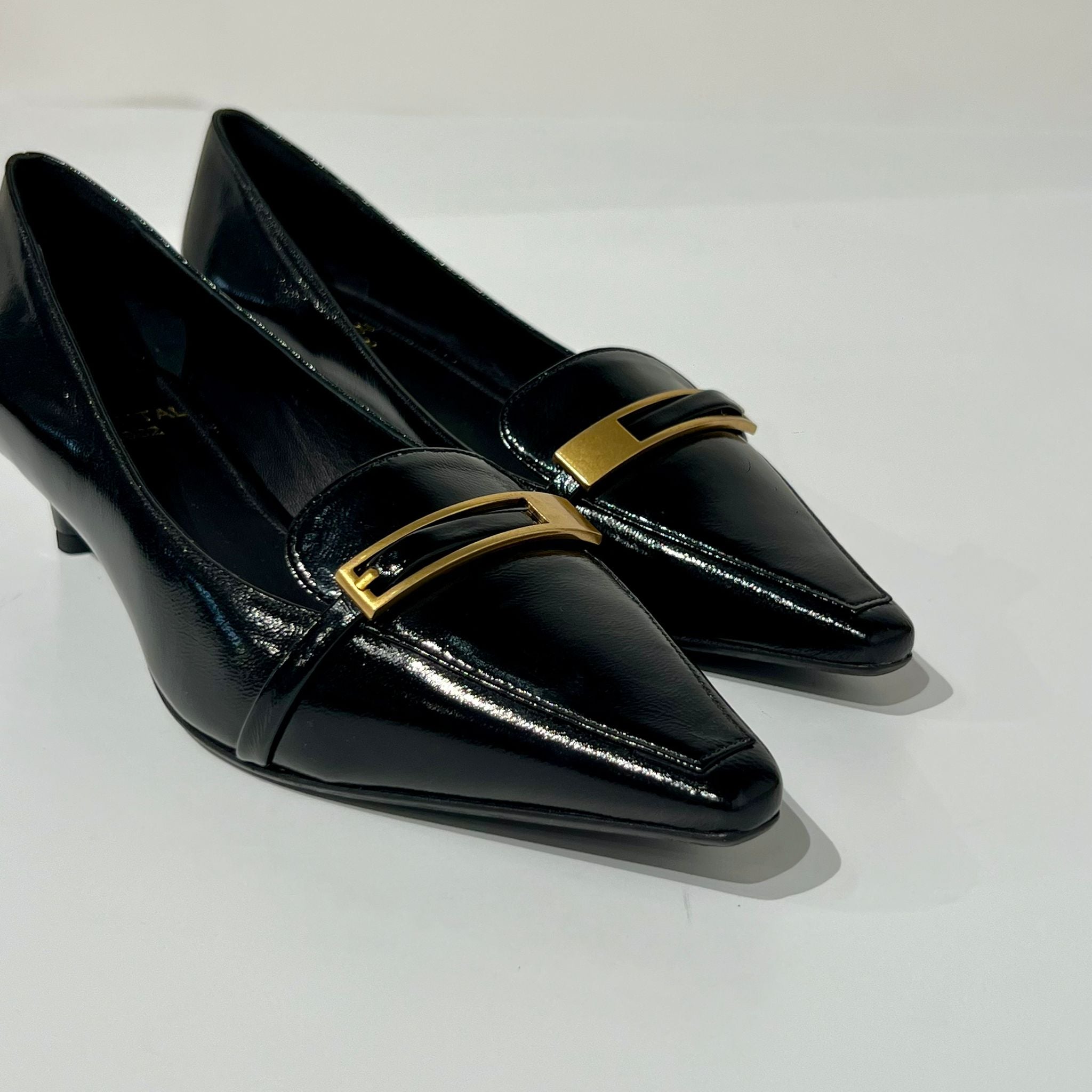 W5-2750 Mocassino Pelle Lucida Nero