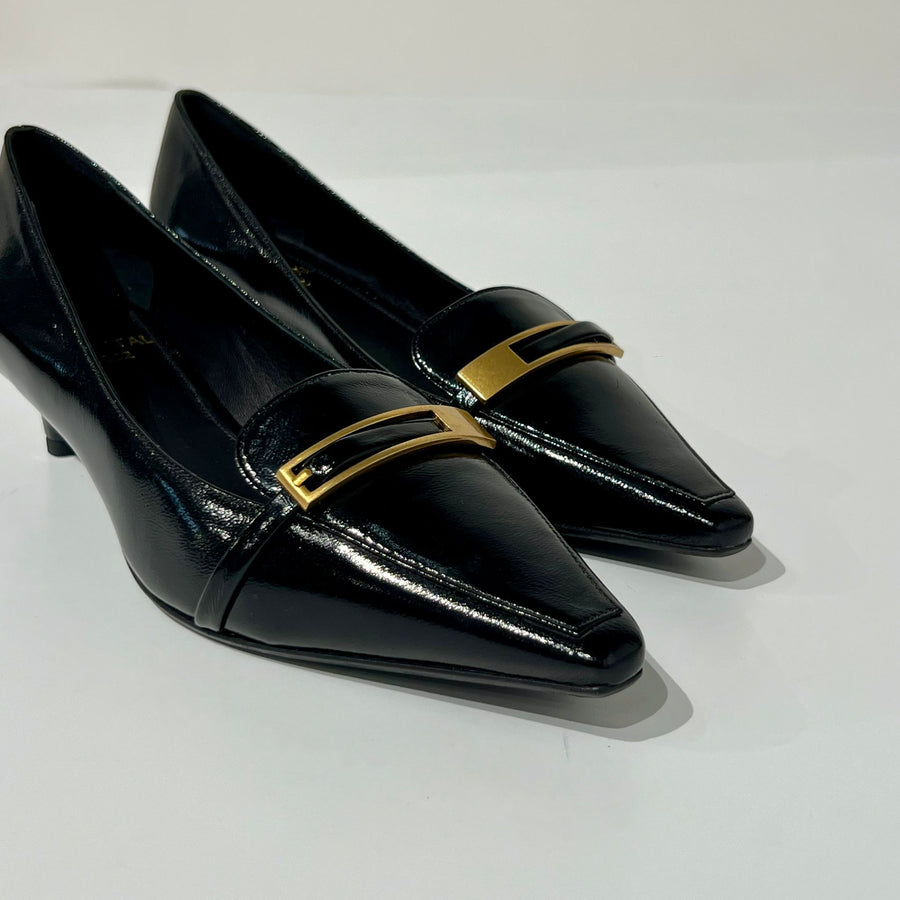 W5-2750 Mocassino Pelle Lucida Nero