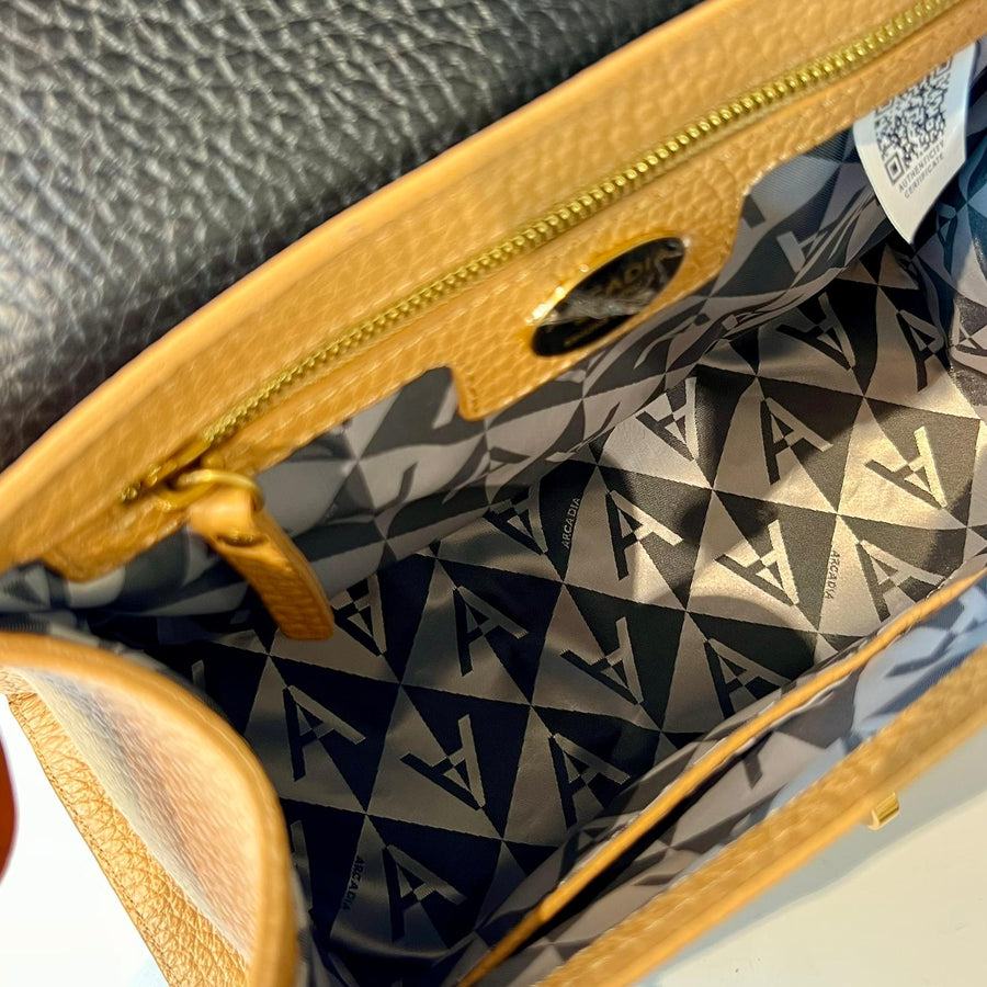 W5-6790 ARCO Borsa Large Zod Mandorla Nero