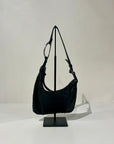 S6-1002 Borsa Tracolla Piatta Laserata Black 047