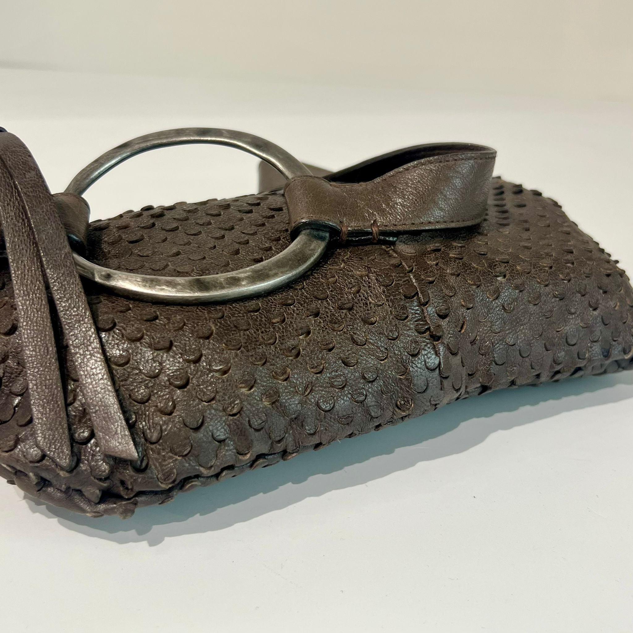 S6-1002 Borsa Tracolla Piatta Laserata Cinder 745
