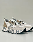 DS6-1N30 CLUB105 White/Silver/Light Beige Woman
