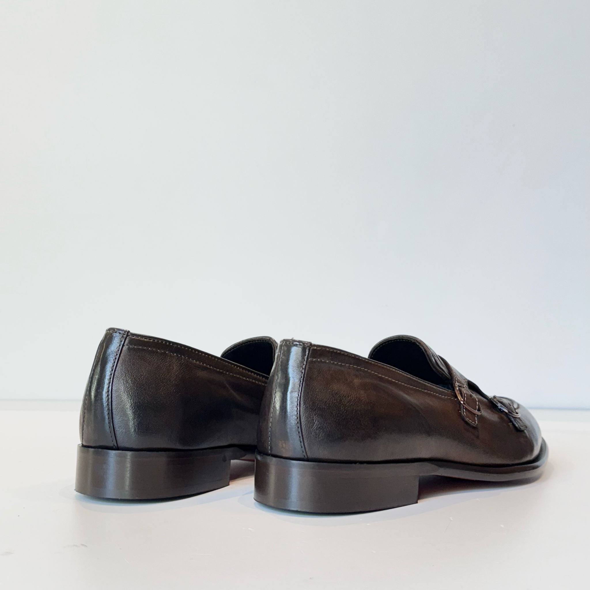 S5-22181 Mocassino Doppiafibbia Brandy Man