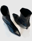 W4-2387 Stivaletto in Pelle Nero