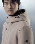 W5-0015 FROST Parka Tech Lungo Cappuccio Beige Man
