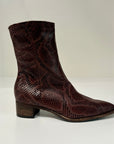 W6-RAYA07 Stivaletto Snake Moka Woman