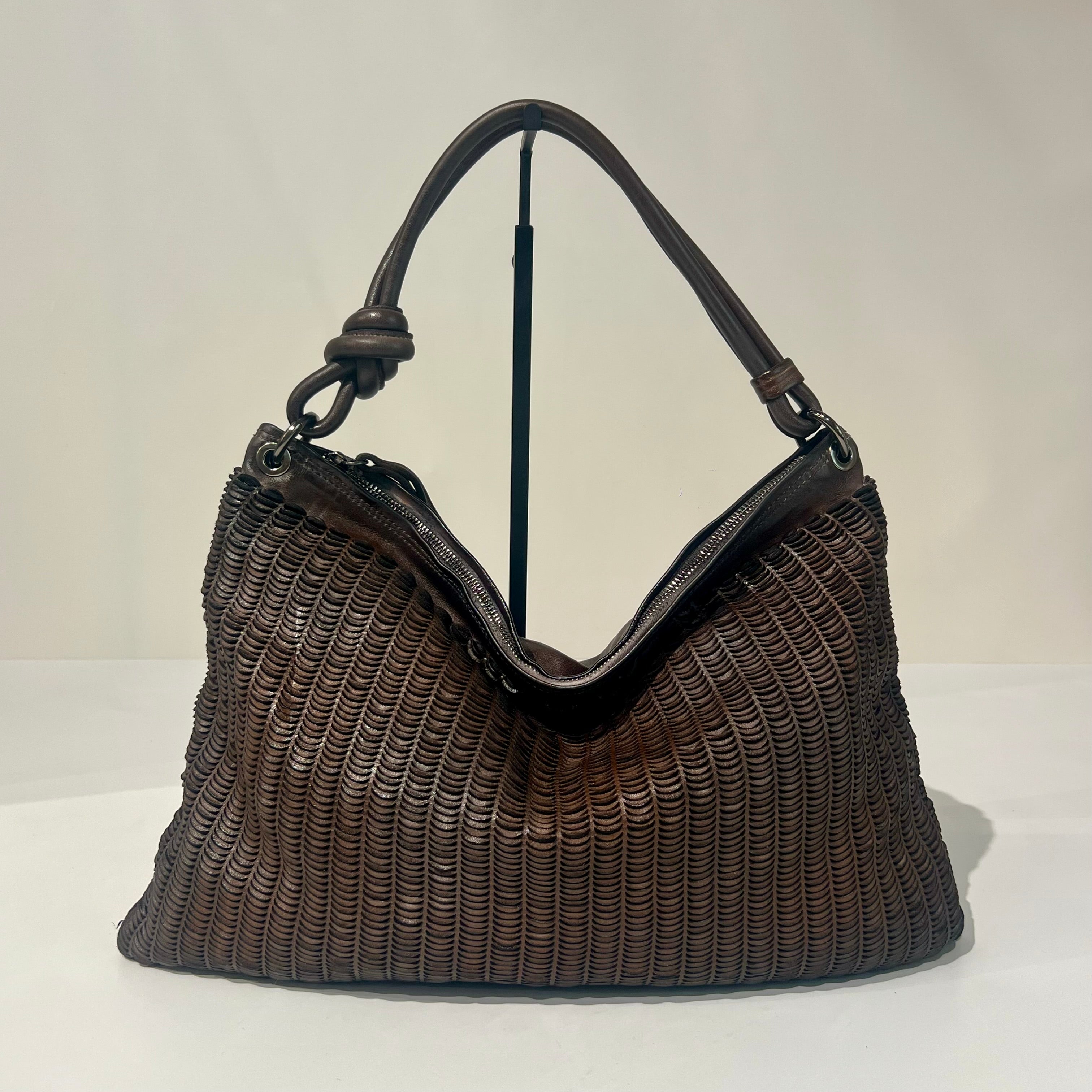 W6-873 ONDA Borsa Laser Lune Cioccolato