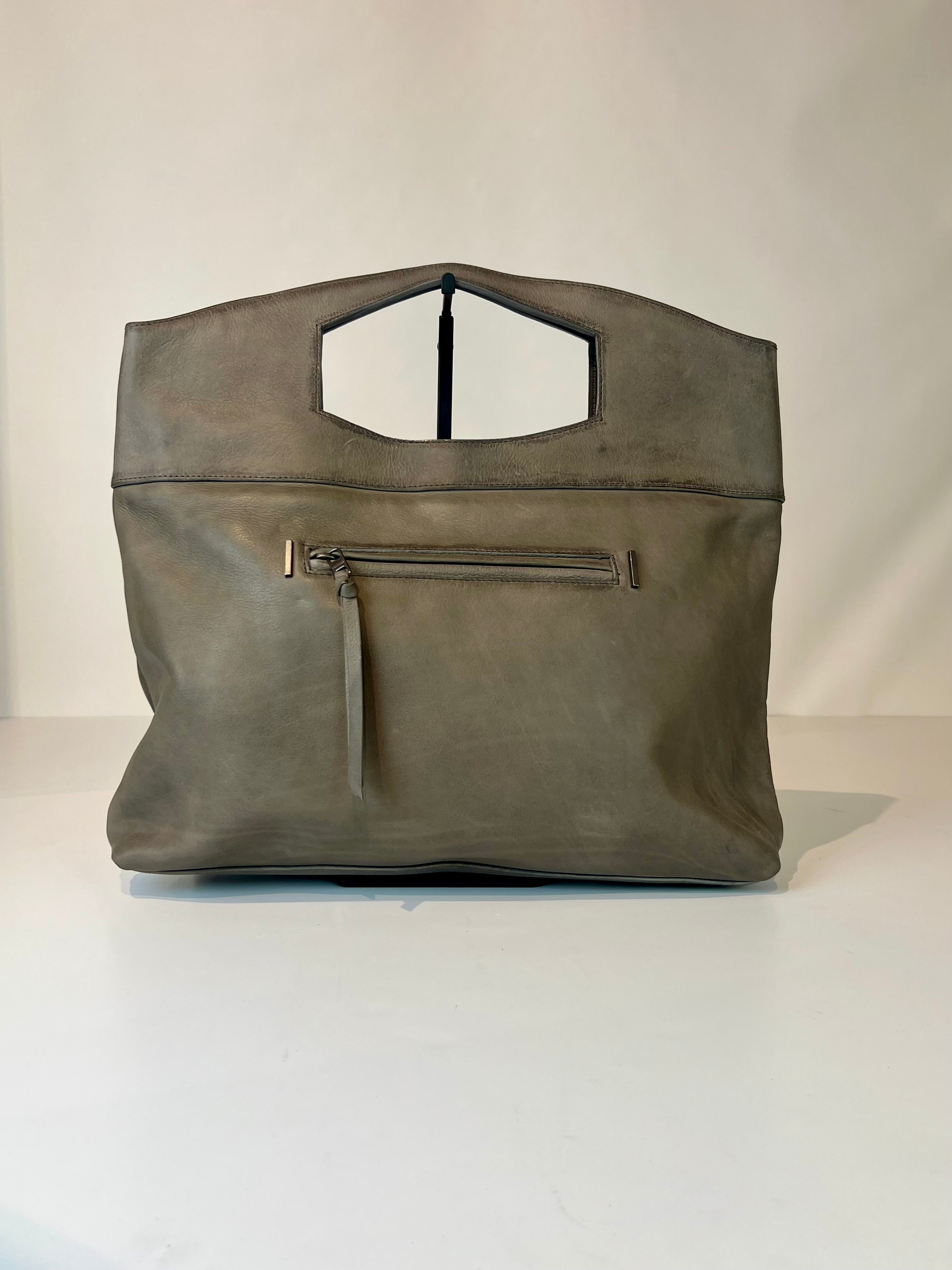 W5-9004 Borsa Tracolla Pelle Antracite 071