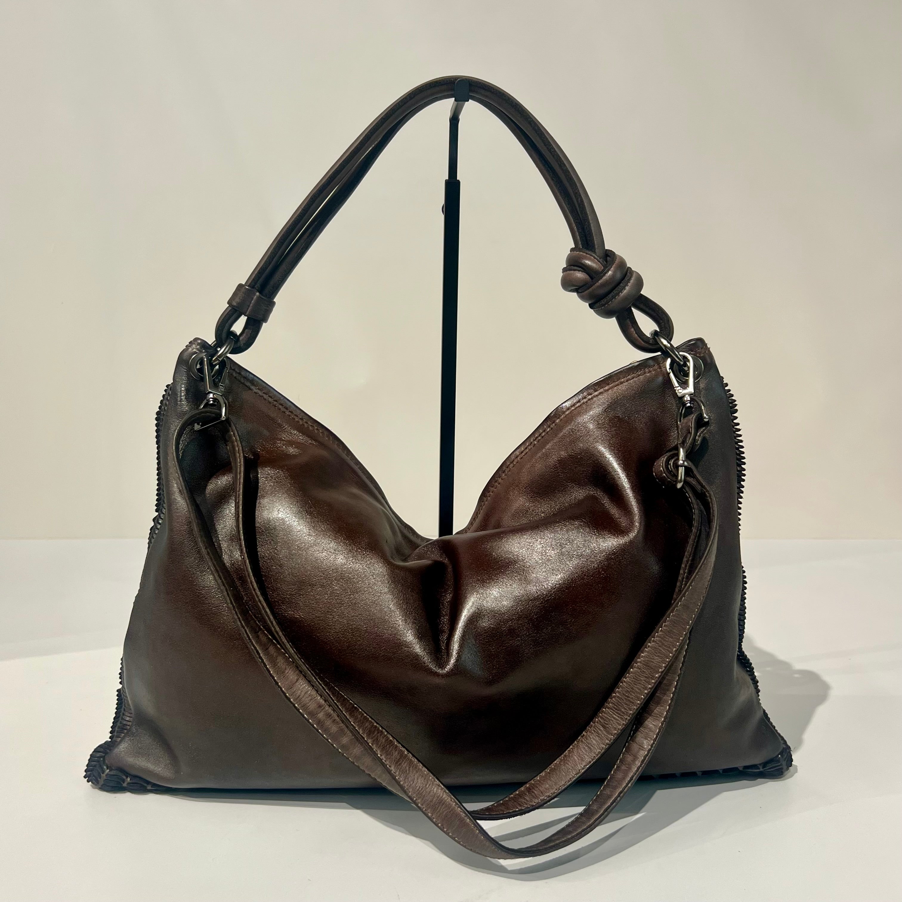W6-873 ONDA Borsa Laser Lune Cioccolato