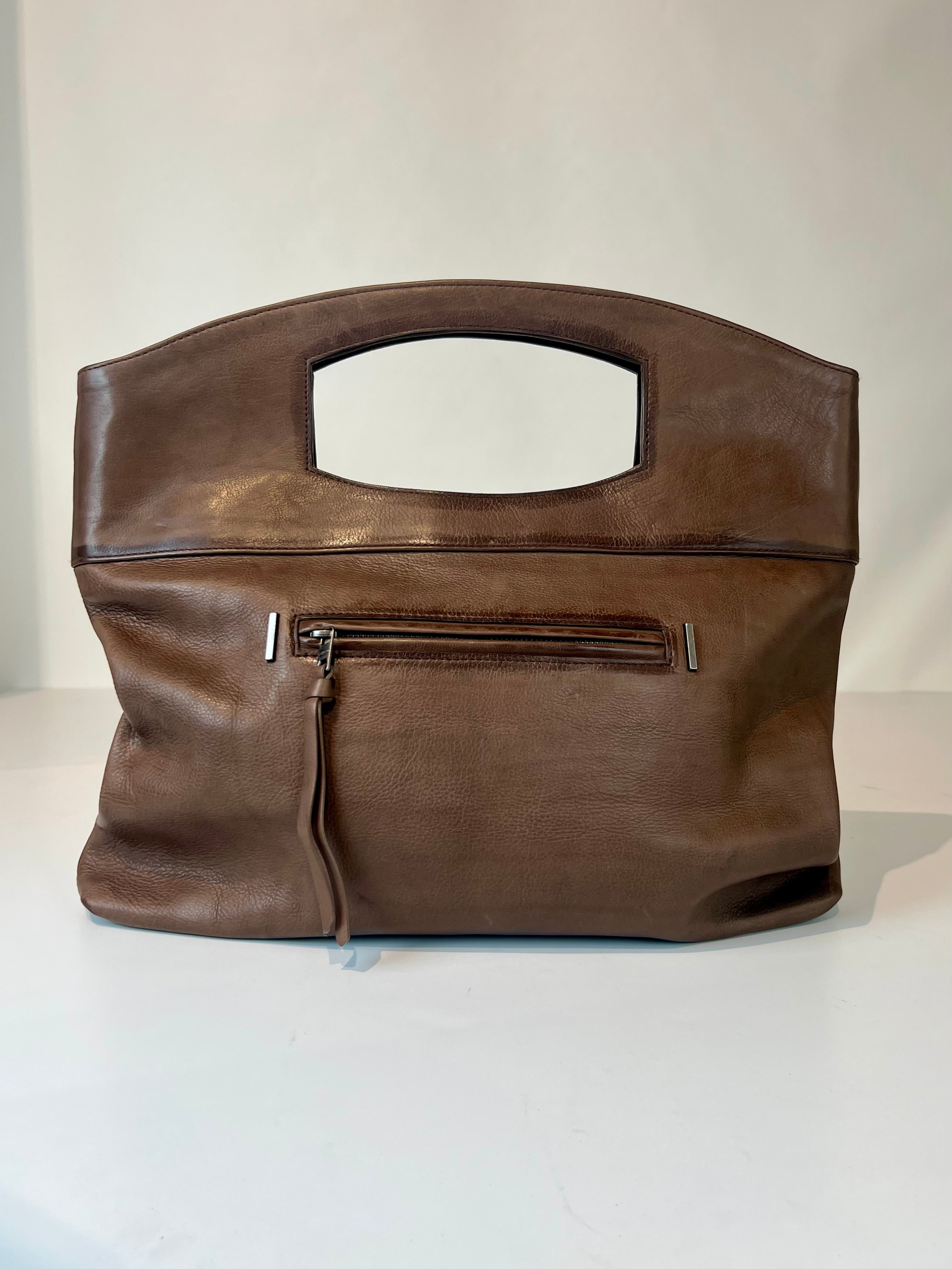 W5-9004 Borsa Tracolla Pelle Taupe 090