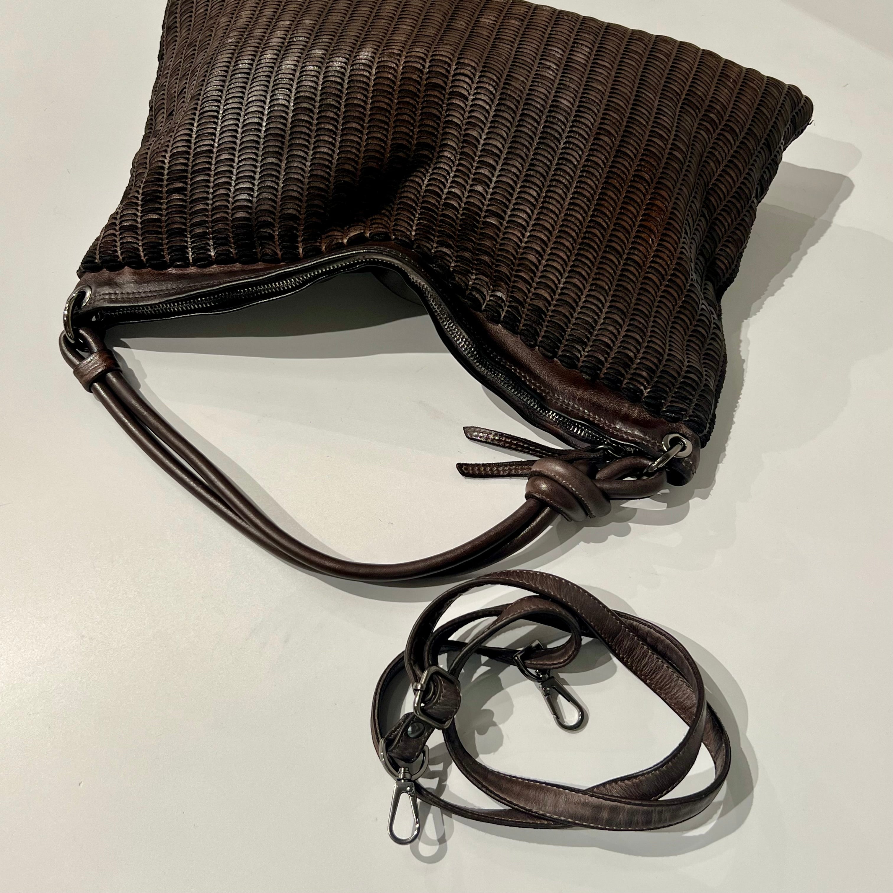 W6-873 ONDA Borsa Laser Lune Cioccolato
