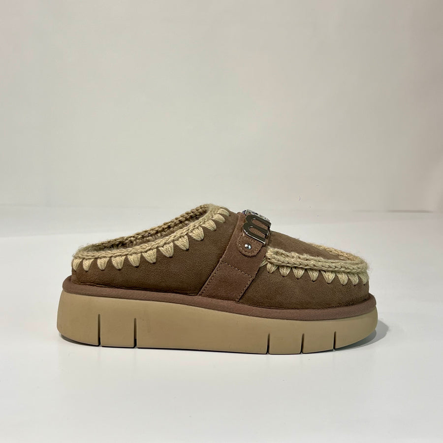 W5-Bonce Clog Metal Logo Elefant Grey
