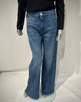W4-26013 Jeans Wide Sfrangiato