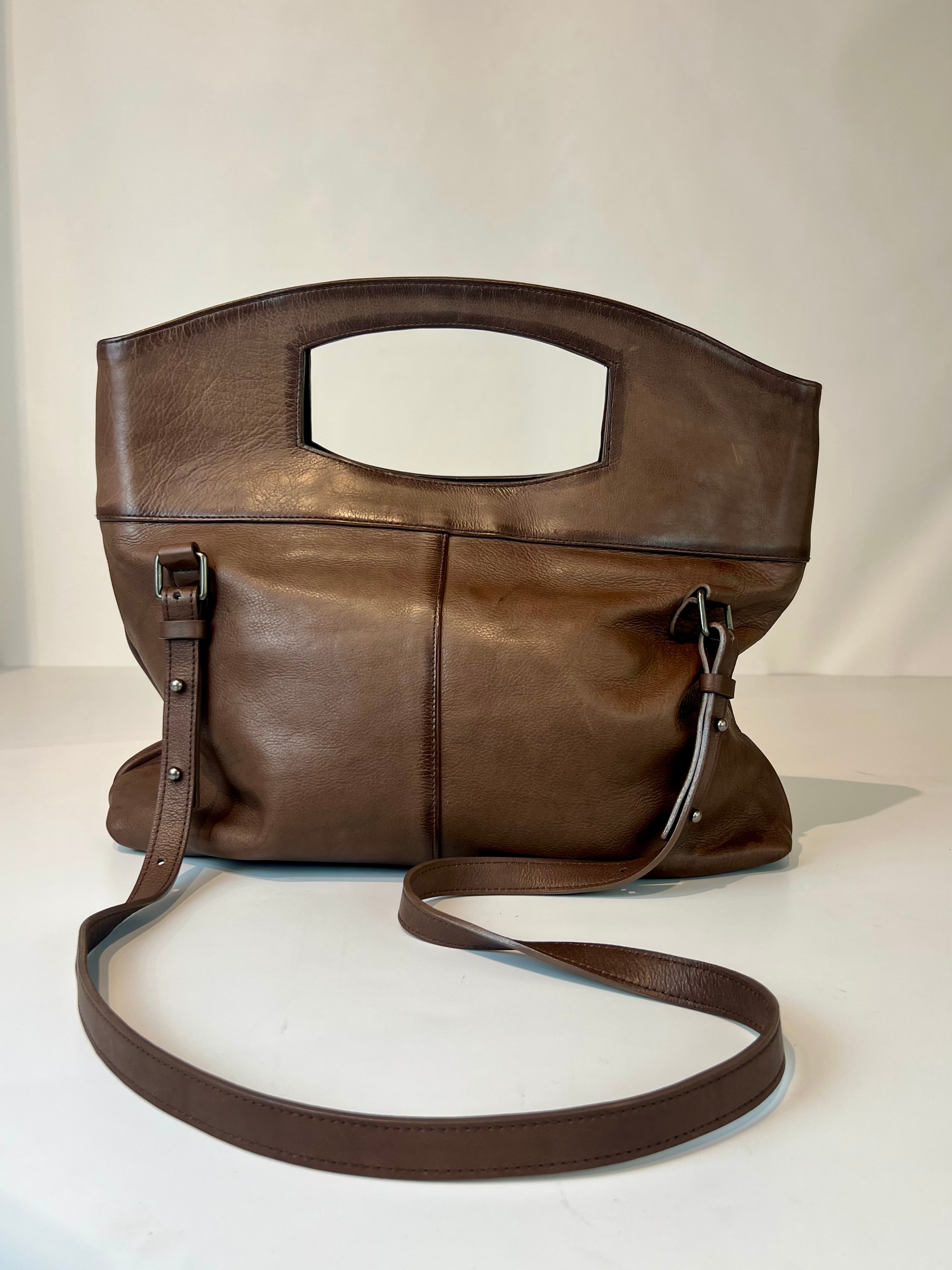 W5-9004 Borsa Tracolla Pelle Taupe 090