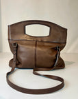 W5-9004 Borsa Tracolla Pelle Taupe 090
