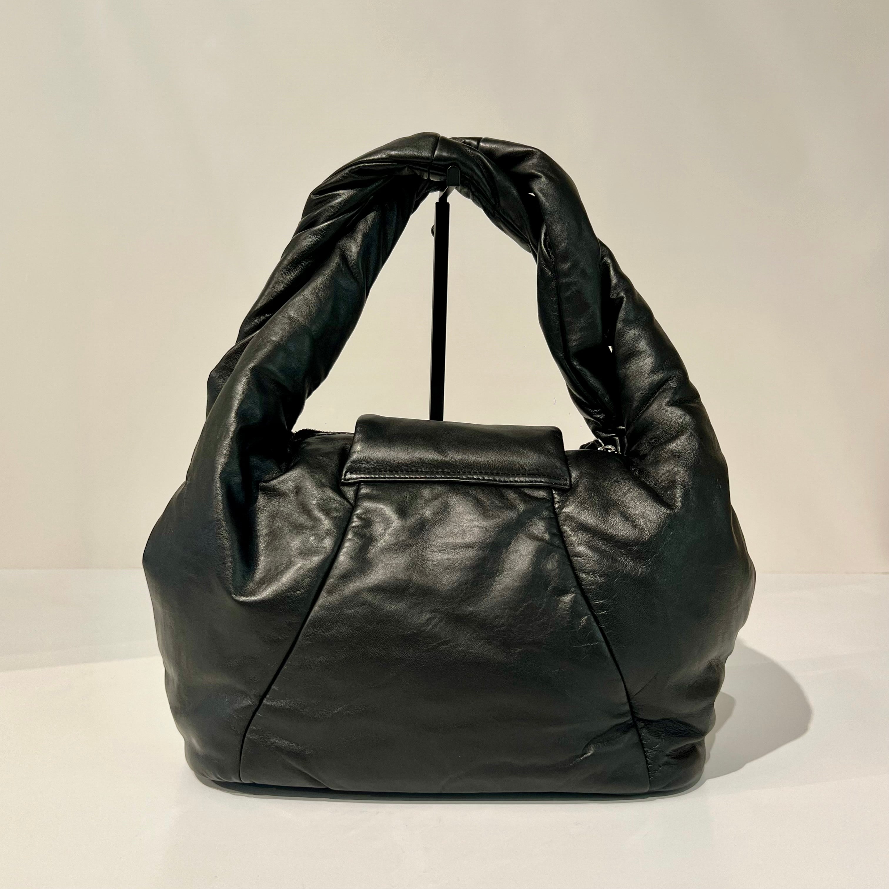 W6-EBAG59 Borsa Hobo Nappa Nero