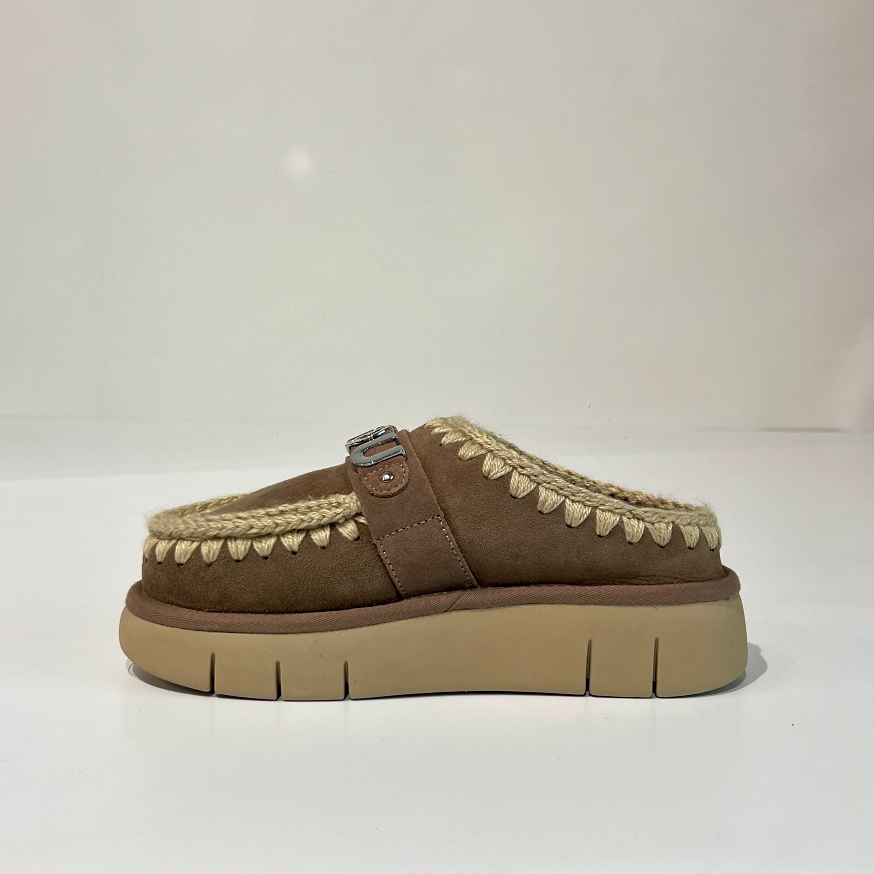 W5-Bonce Clog Metal Logo Elefant Grey