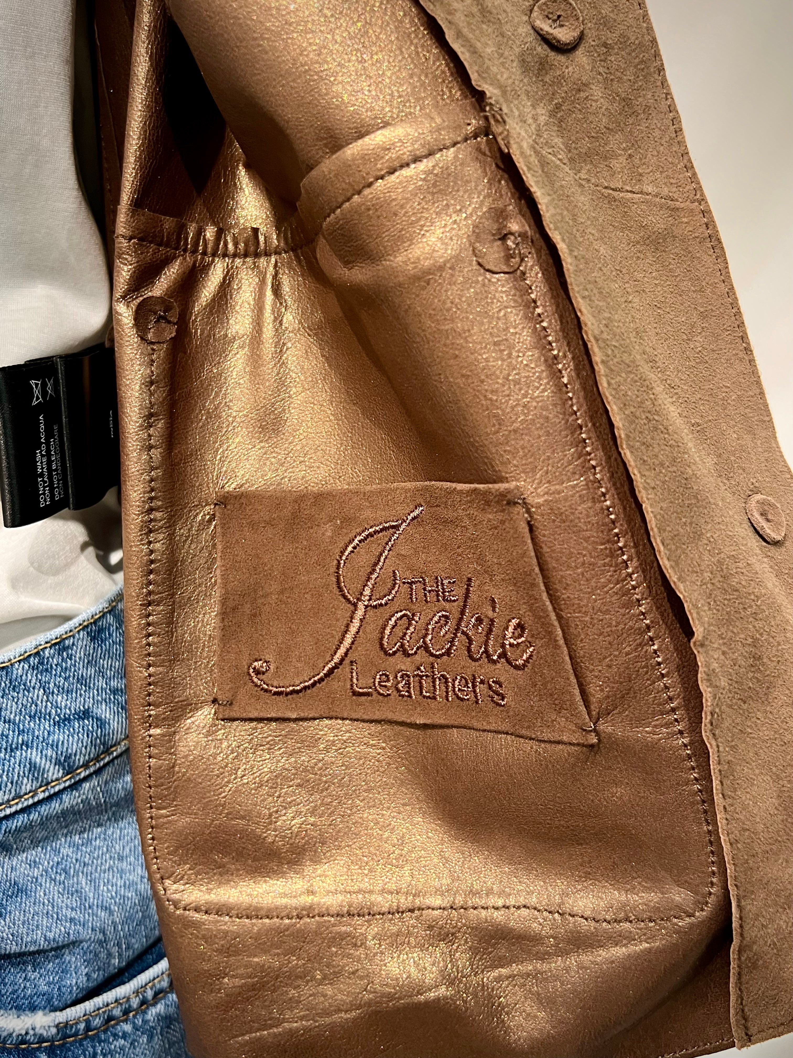 DS6-BORACAY Giacca Scamosciata con Tasche Pecan