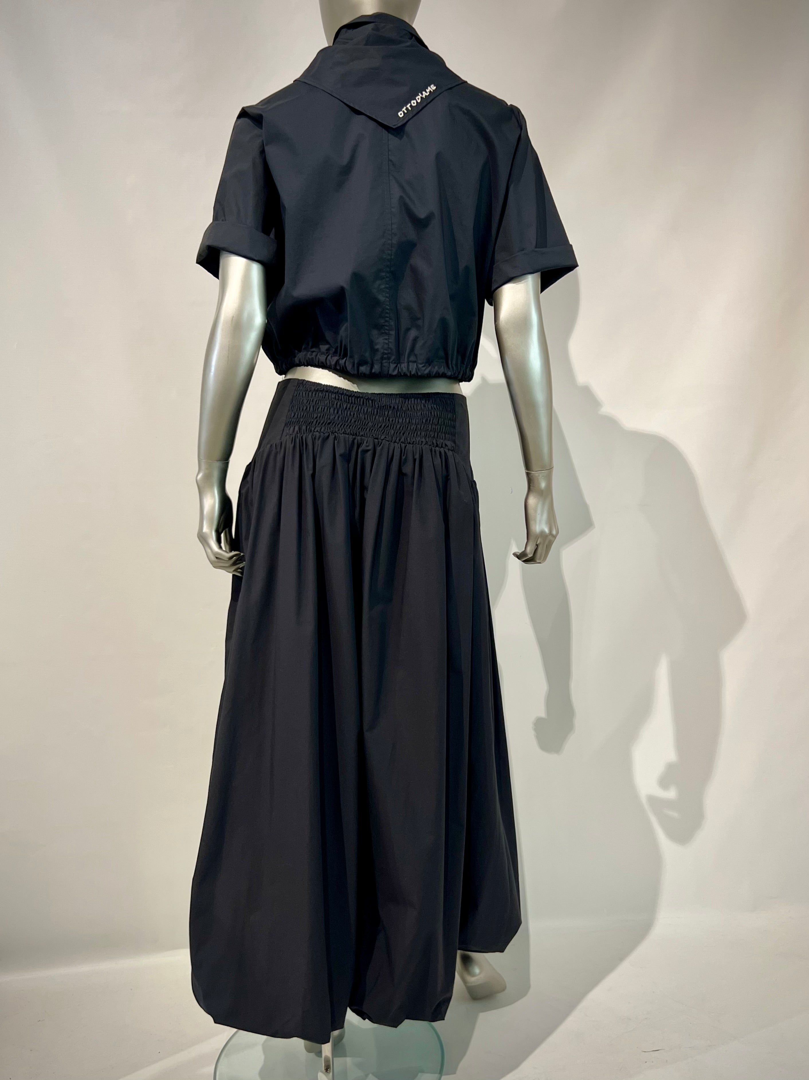 S6-DN6279 Gonna Cotone Nera