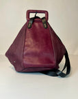 W5-9100 Borsa/Zaino Pelle Plum 038