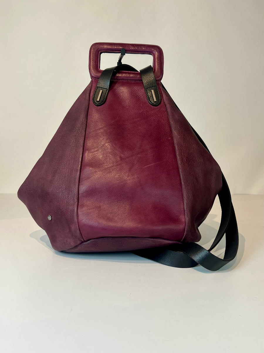 W5-9100 Borsa/Zaino Pelle Plum 038