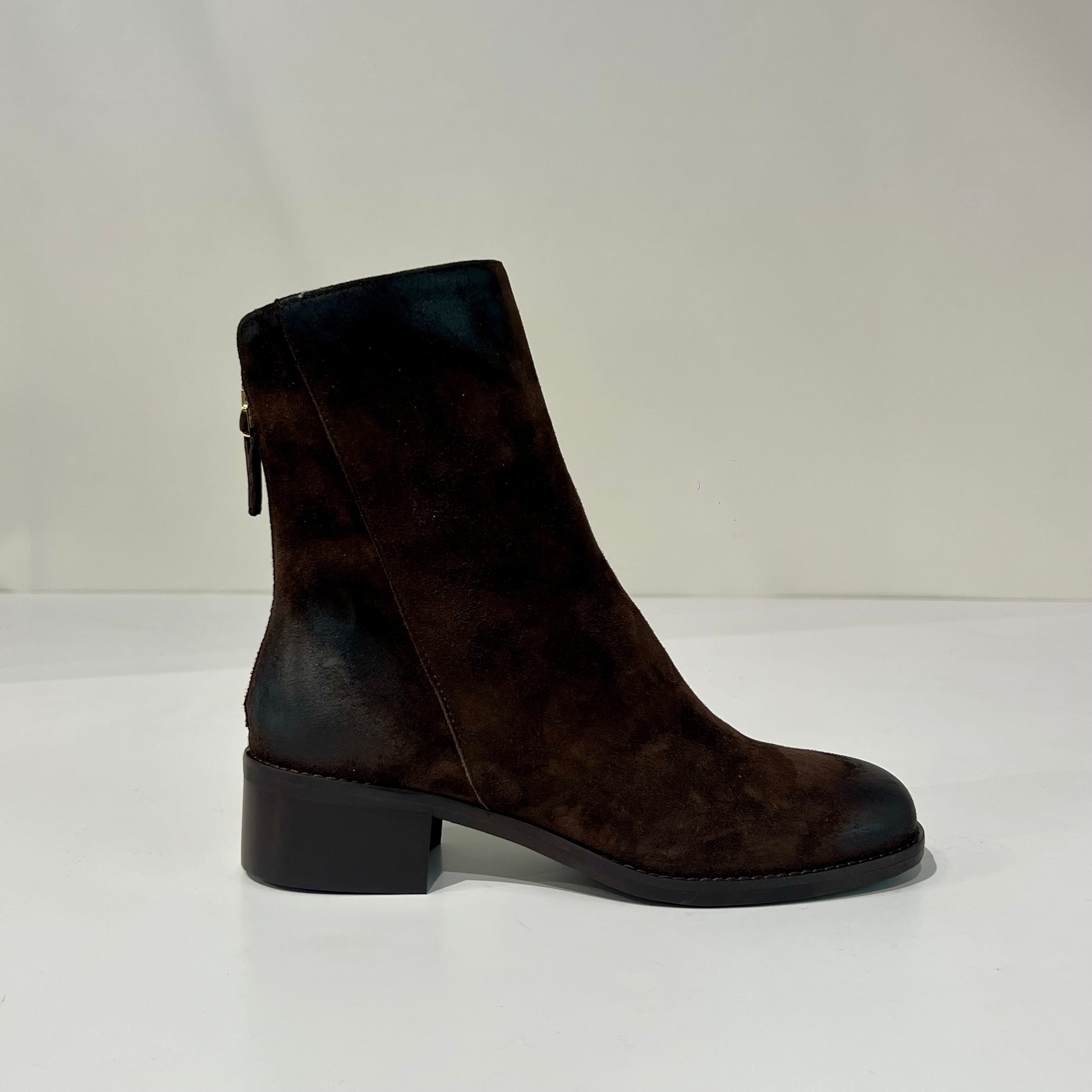 W6-125 Polacchino Basso Camoscio Testa di Moro