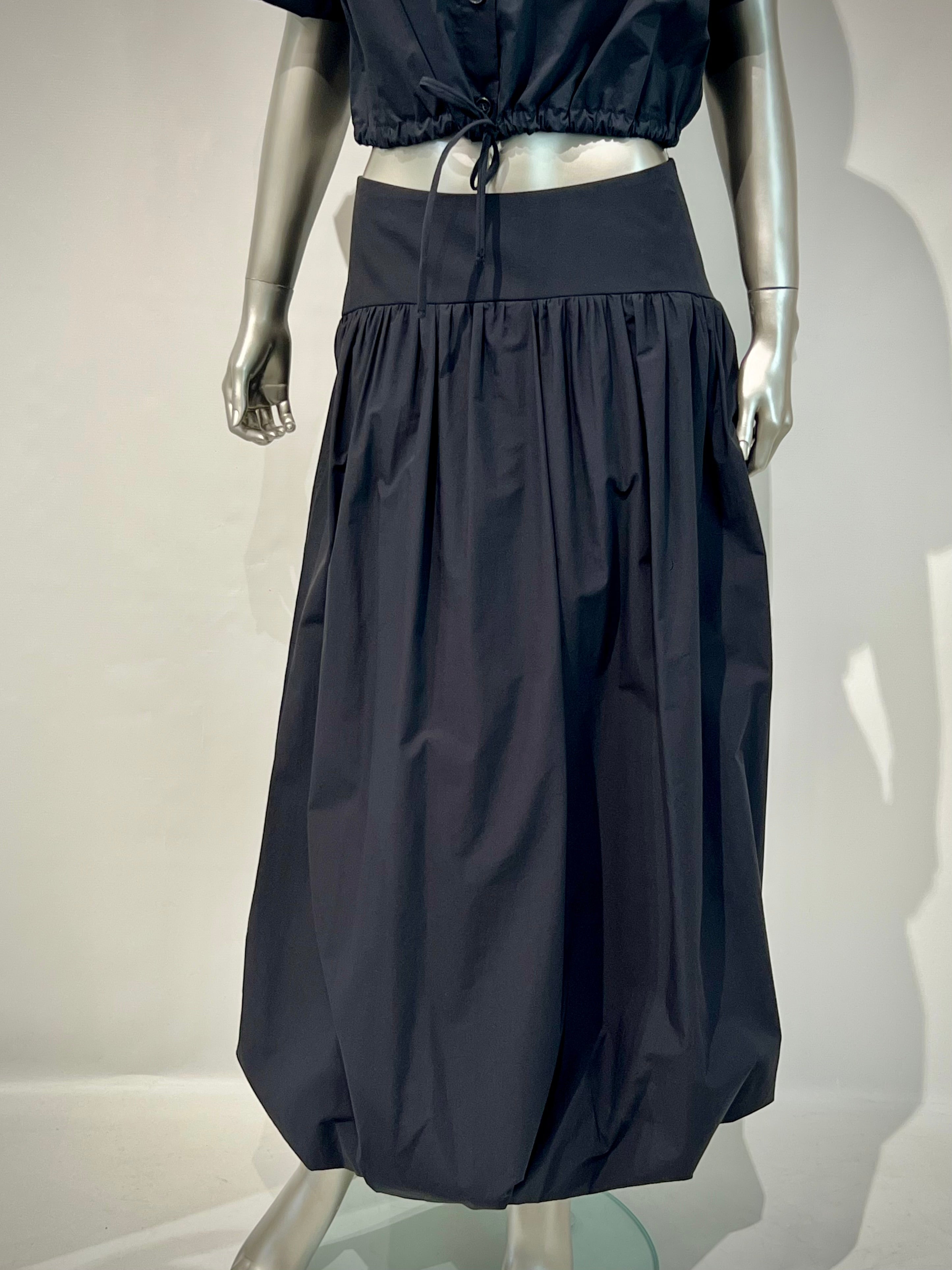 S6-DN6279 Gonna Cotone Nera