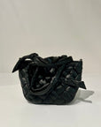 W6-EBAG53 Borsa Intreccio Nappa Nero
