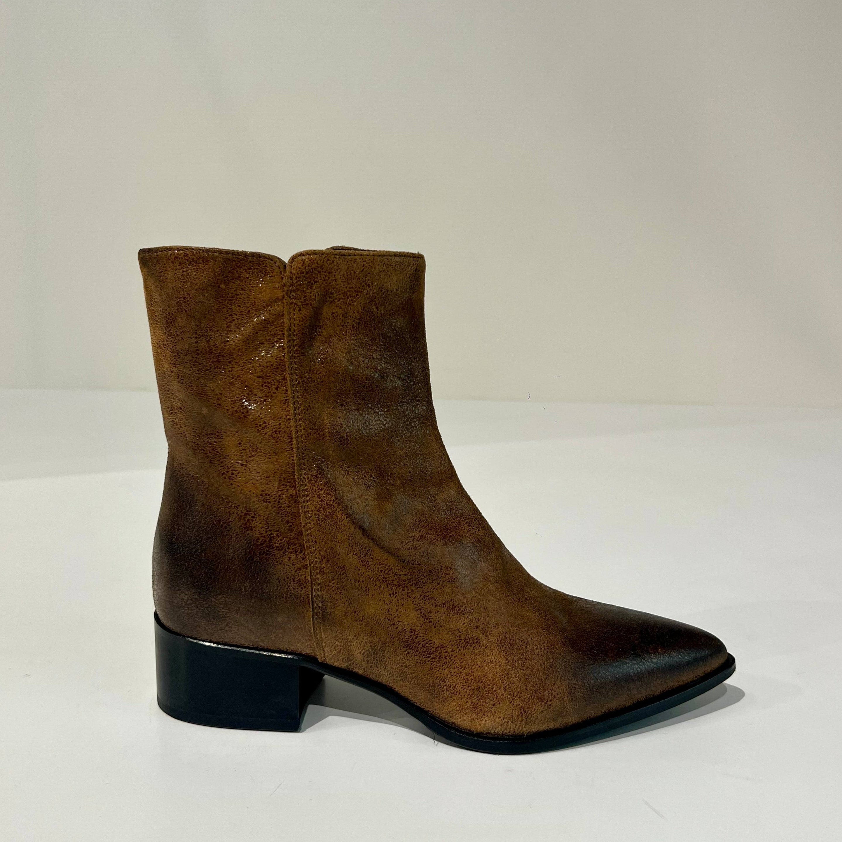 W6-1086 Stivaletto Texas Muffato Cuoio