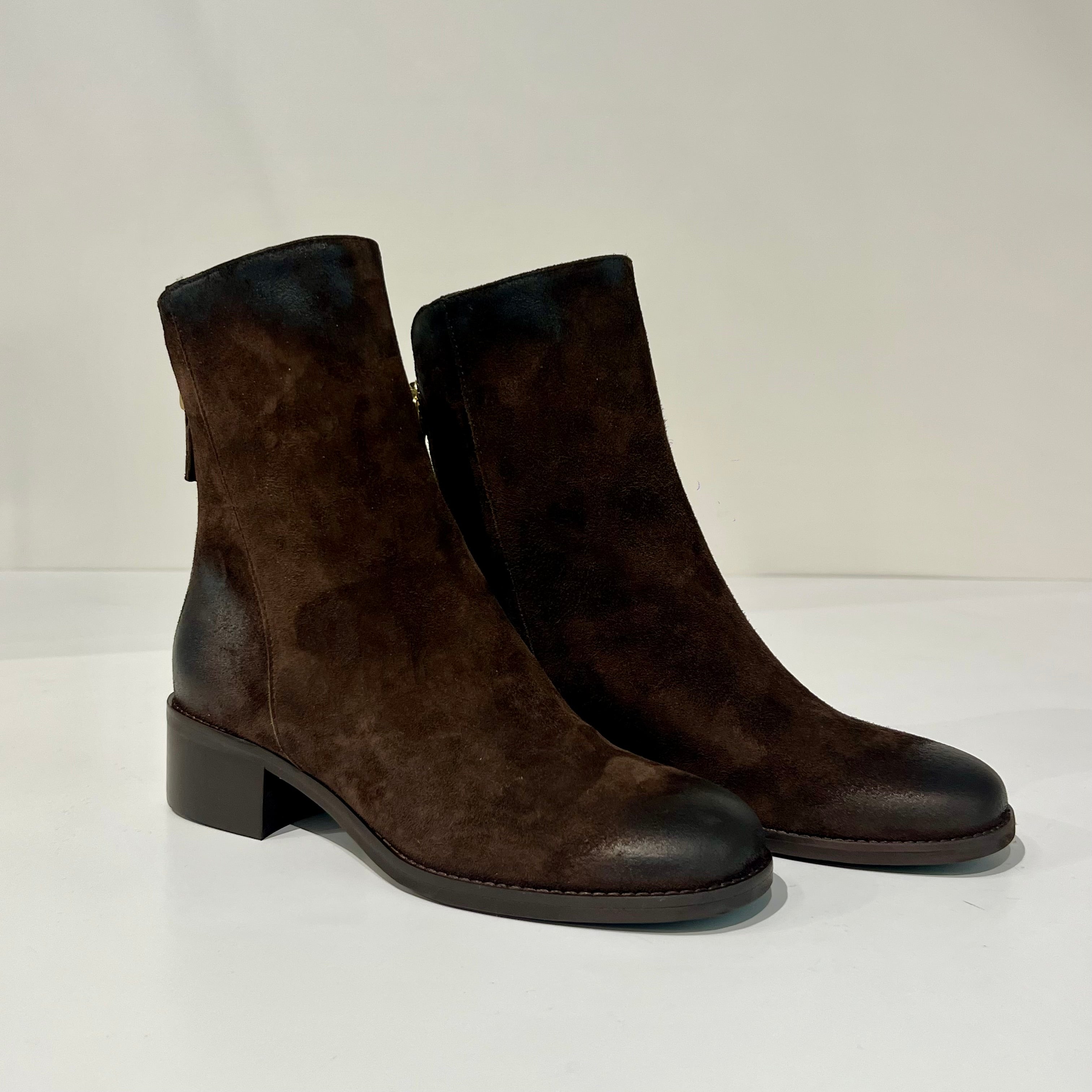 W6-125 Polacchino Basso Camoscio Testa di Moro