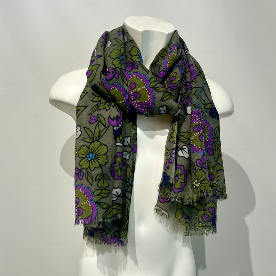 W5-Papavero Sciarpa 8034 Viola