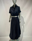 S6-DC5232 Camicia Manica Corta Arriccio Nera
